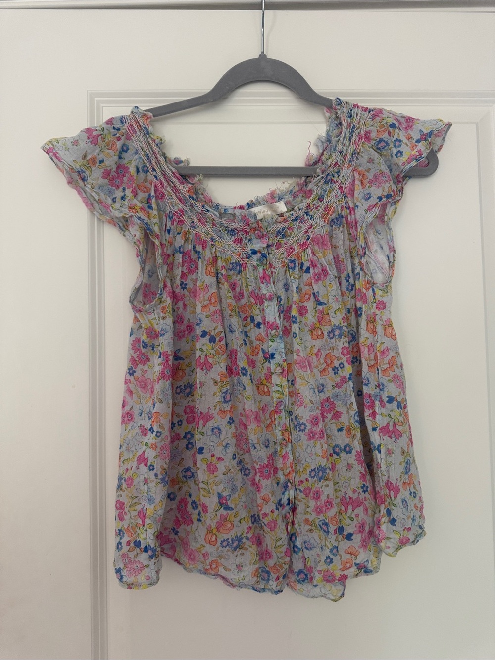 Love Shack Fancy Floral Blouse//Sz M EUC